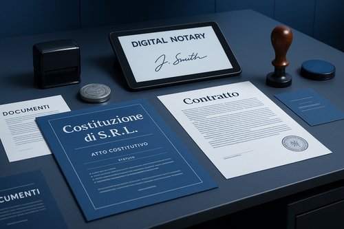 Costituzione SRL Online con Notaio Digitale - tutto online